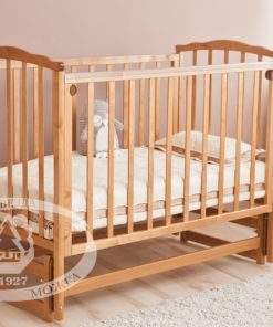 Кровать детская Можга (Красная Звезда) "Леонардо", античный белый, ЗН с/сС 770 Э А