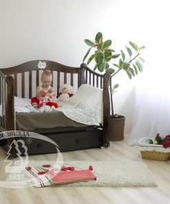 Кровать детская Можга (Красная Звезда) "Юлиана",  ЗН с/с, белый, ваниль, слоновая кость, серыйС 757 Э