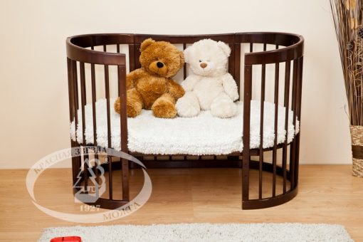 Кровать детская Можга (Красная Звезда) "Паулина 2" шоколадС 422